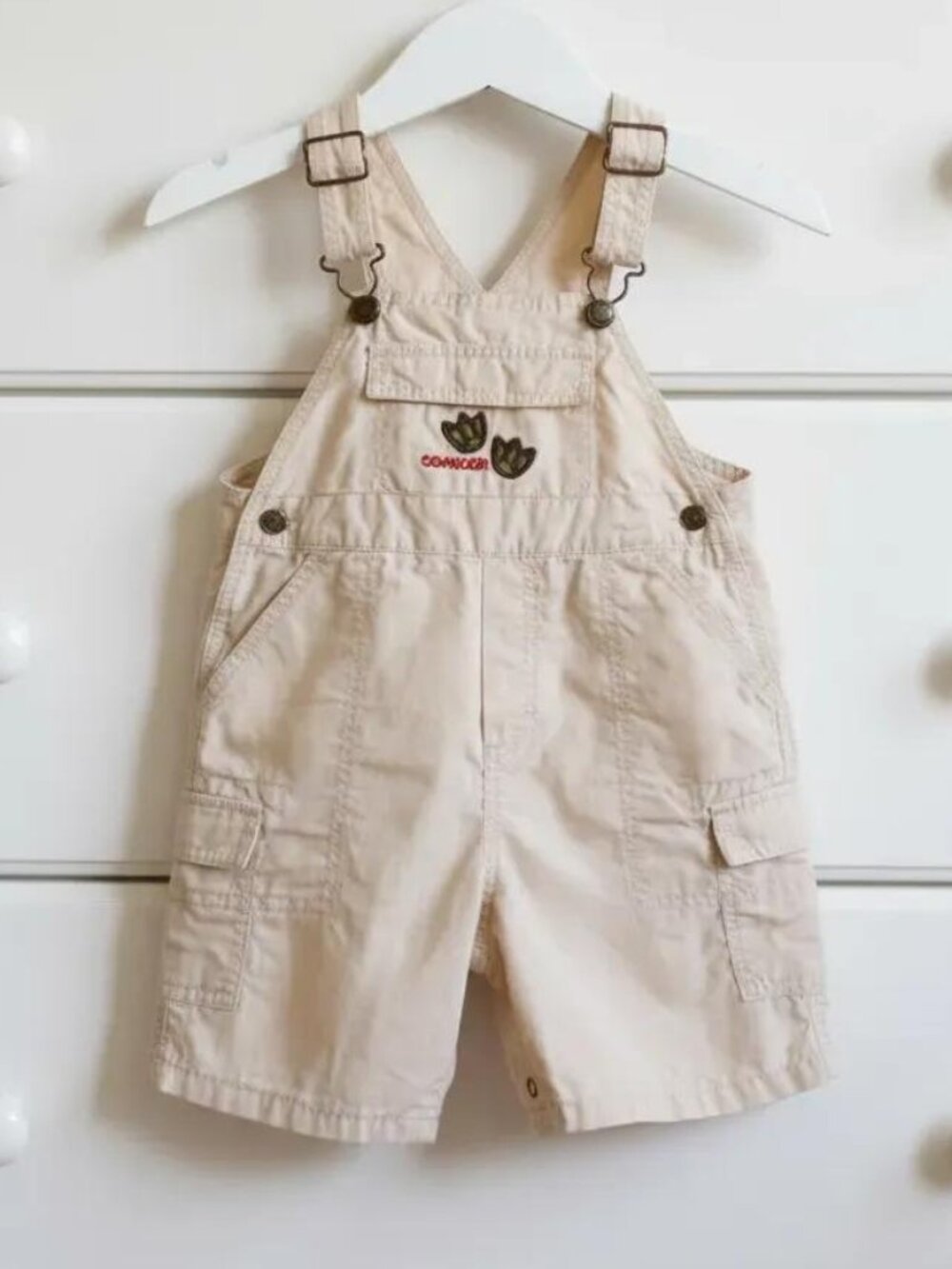 OshKosh Pawprint Cargo Shortalls 24 Months